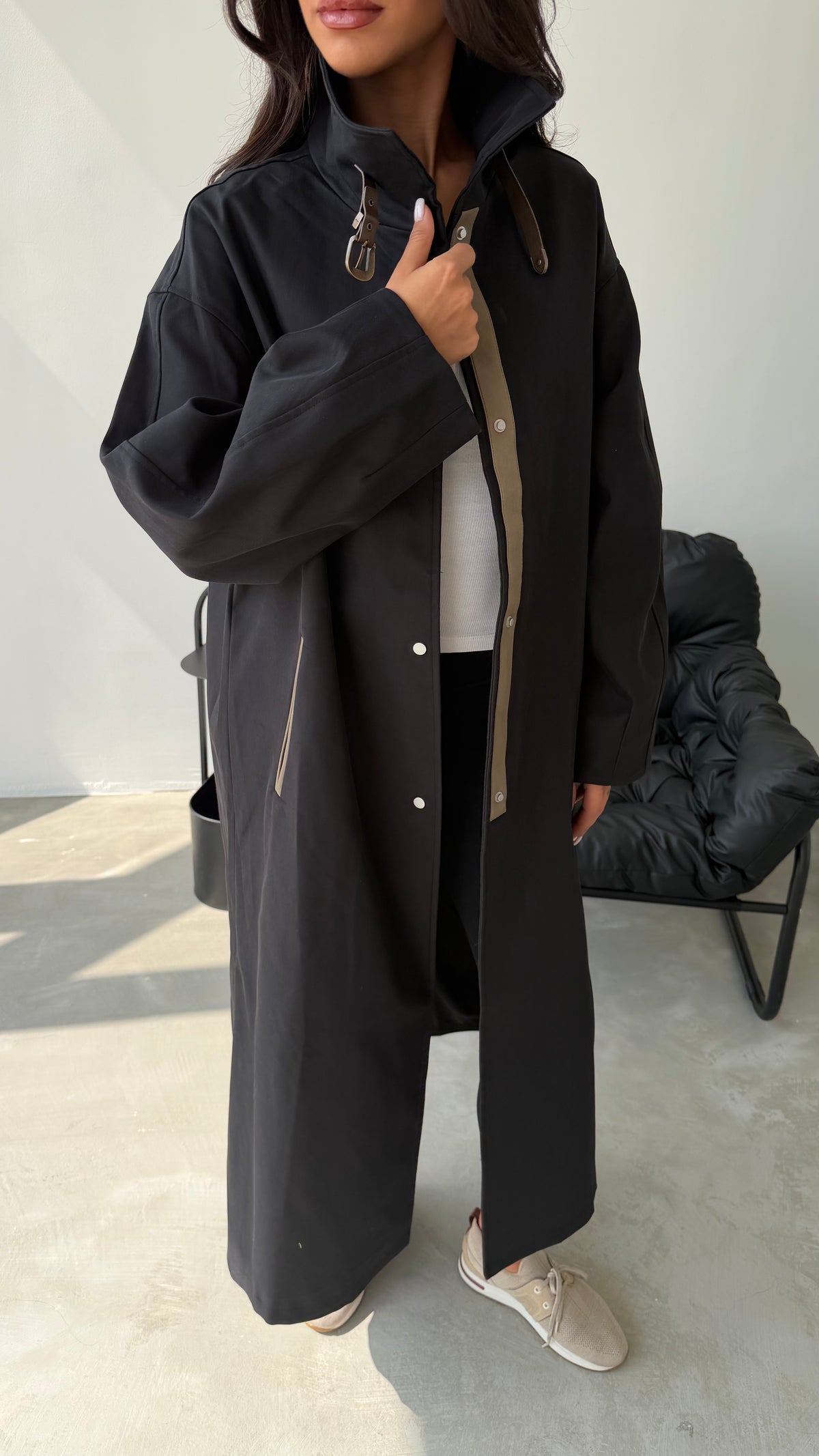 Trench Coat 1 (touch leather)