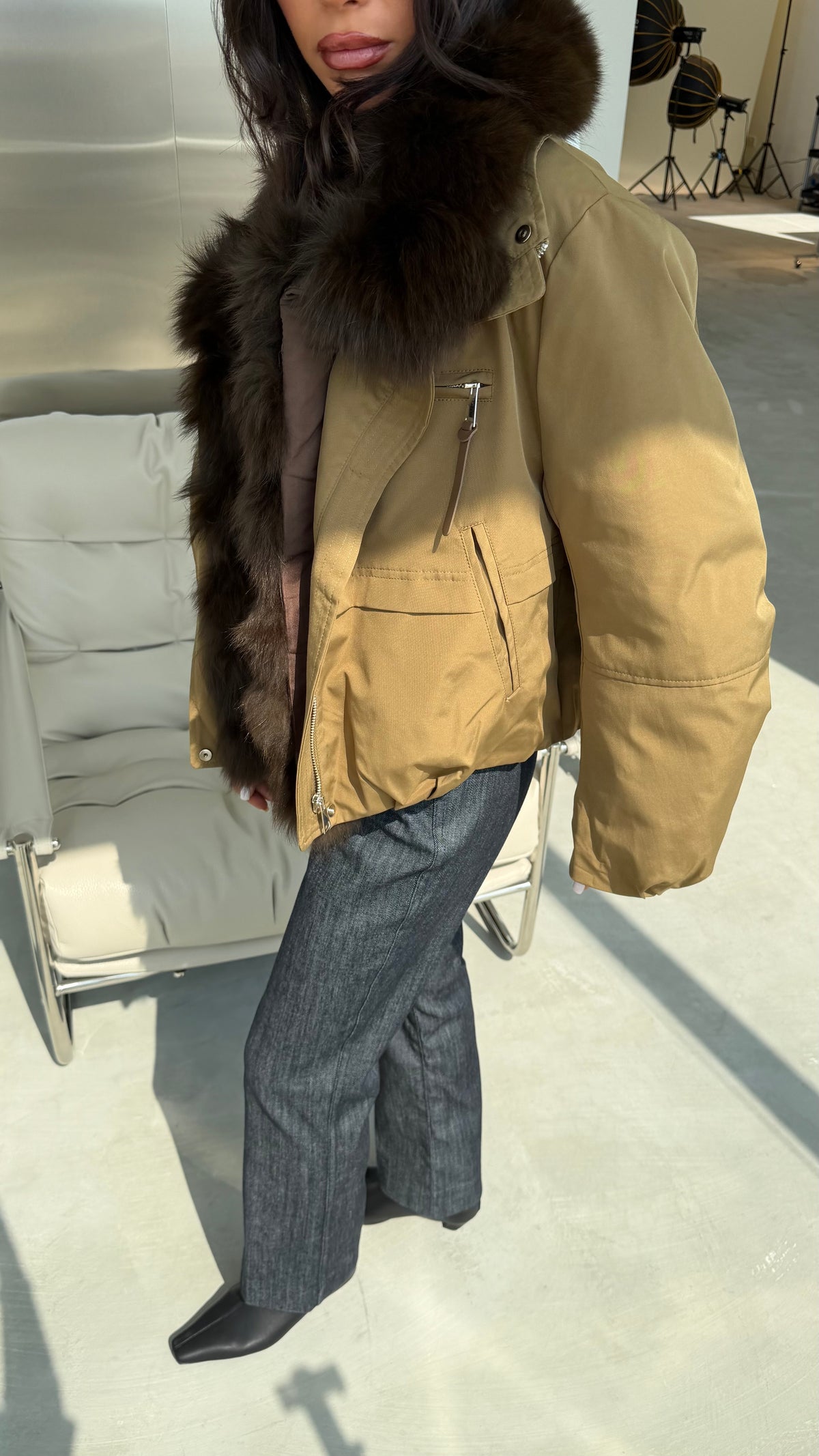 Bomber Fur jacket