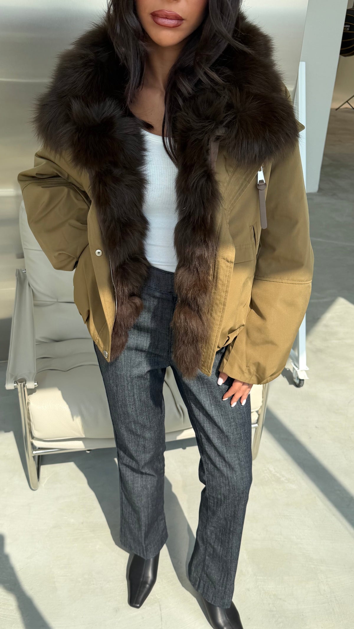 Bomber Fur jacket