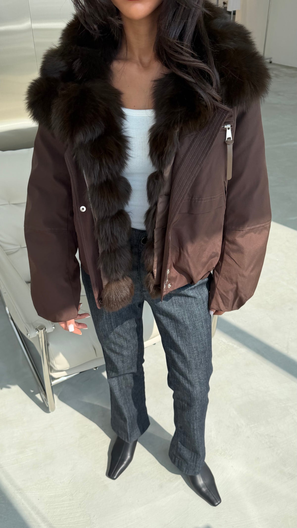 Bomber Fur jacket