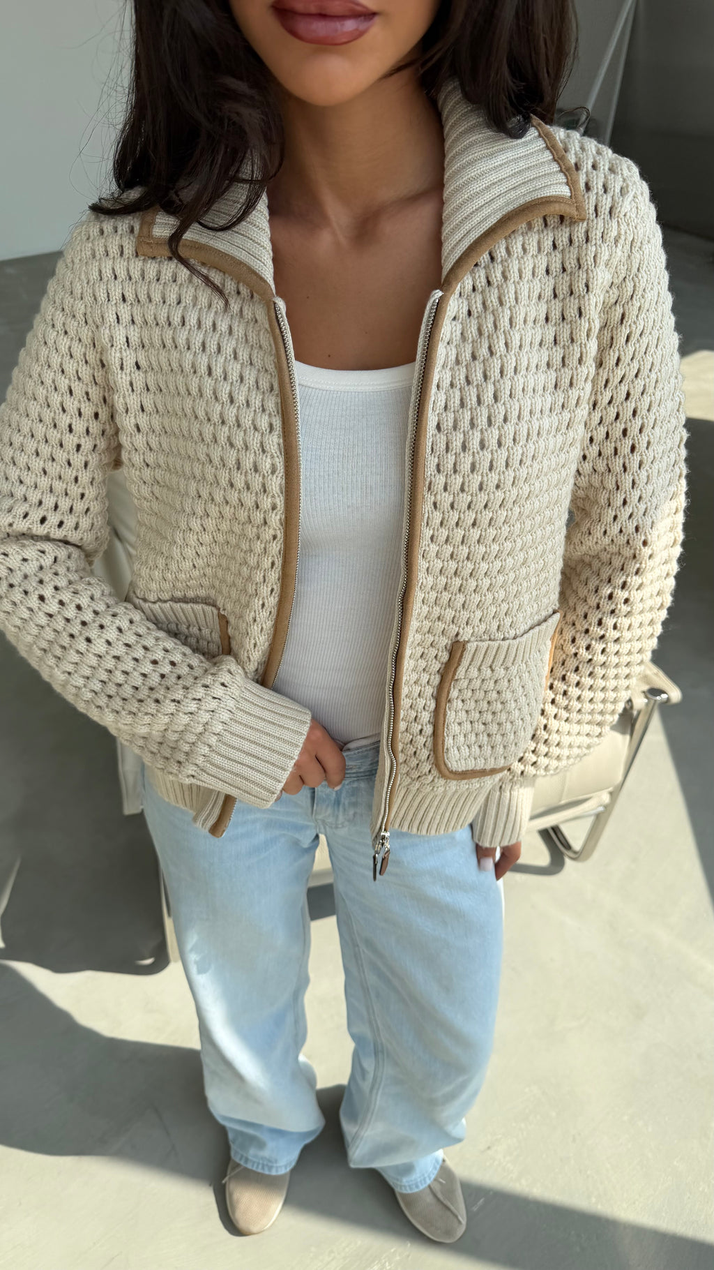 Knit jacket
