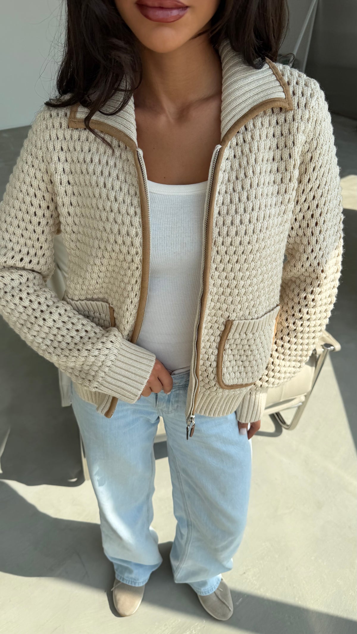 Knit jacket