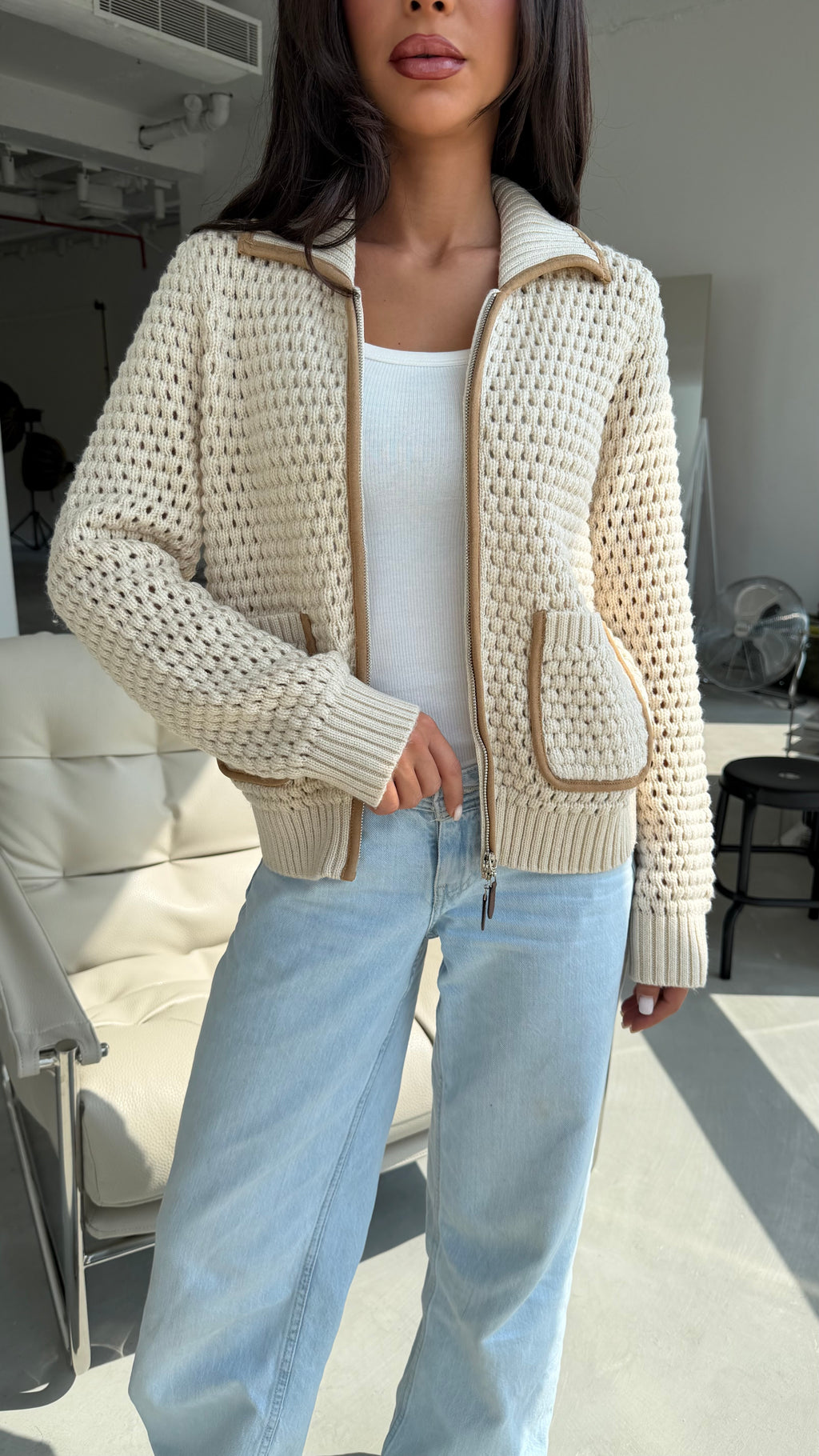 Knit jacket