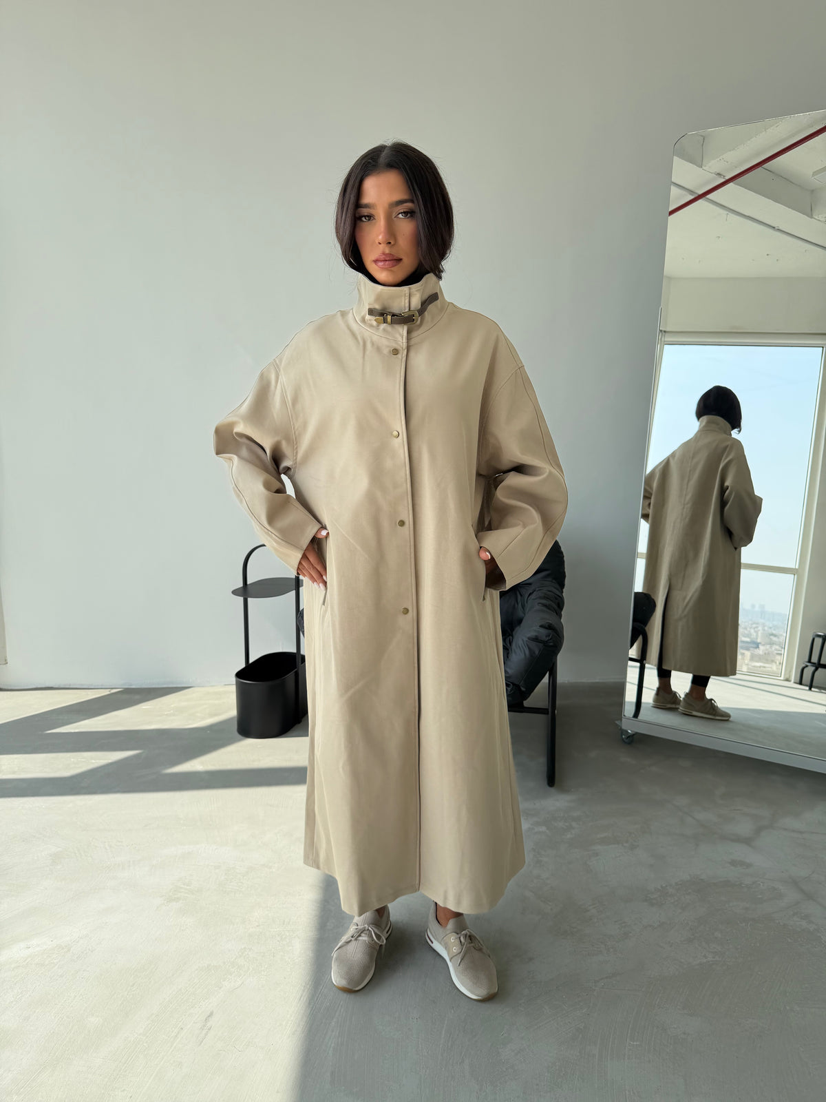Trench Coat 1 (touch leather)